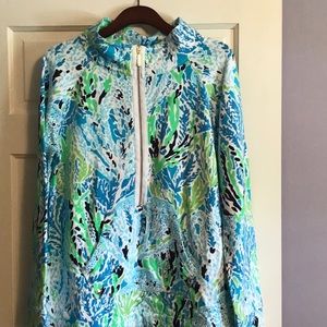 Lilly Pulitzer jacket with zipper. Size XL